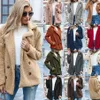 Womens Fur Faux S5xl Cor Sólida Mulheres Inverno Primavera Solto Casaco Quente de Alta Qualidade Teddy Fleece Button Jacket Feminino Casual Veste Femme 230904