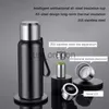 Termoser 316 Rostfritt stål Smart Thermos Bottle LED Temperatur Display Intelligent termisk vattenflaska stor kapacitet Vakuumkolvar X0904