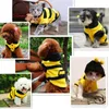 Vestuário para cães Pet Bee Dog Roupas Cat Cosplay Cat Roupas Dog Hooded Casaco Quente Vestuário Cat Bee Roupas Cachorro Filhote de Cachorro Hoodies Casacos Engraçados para Pet 230901