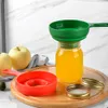 Fruit Vegetable Tools Plastic Folding Telescopic Funnel Portable Collapsible Liquid Filling Tool Wide Mouth Kitchen tools 230901