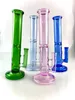 Los tubos de vidrio para fumar de color chino de 11 pulgadas y 14 mm bongn la cachimba del reciclador