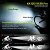 Bike Lights NATFIRE 12 LED Bike Light 4800 Lumen USB C Rechargeable Aluminum MTB Bicycle Light 10000mAh Power Bank Headlight 6 to 12 LED 230904