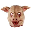 Party Masks Halloween Latex Pig Head Mask Terrible Animal Mask Ghost House Party Costume Props Party Props coslay Mask 230904