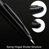 Stylos à plume Vente chaude mat noir MAJOHN A1 presse stylo plume rétractable Extra Fine plume 0.4mm stylo à encre en métal avec convertisseur pour l'écriture HKD230904