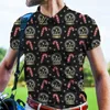 Men's Polos Neon Candy Canes Polo TShirts Art Print Trending Shirt Summer ShortSleeve Custom Clothing 230901