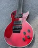 Gitara elektryczna 7 strun Ebony podstrunnicy nr Inski 24fret 25.5scale Double Rock Tremolo Czarne części Czerwone Kolor