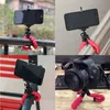 Tripods Mobile Phone Holder Flexible Octopus Tripod Bracket For Mobile Phone Camera selfie stand Monopod For Mobile Phone Mini Camera 230904