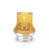 1Pcs Drip Tip 810 Straw Joint Stainless Steel Resin for 810 Machine Accessory High Quality Yellow Clear Black