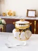 Set servis uppsättningar 5 Mix Color Highgrad Luxury Ceramic Soup Pot Set Table Proware Phnom Penh Wedding Party El Restaurang Hushåll