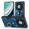 Mate60 Pro Rotatable Kickstand Ring Ring Shells for Huawei Mate 60 Pro Wallet Retro Case