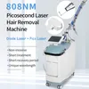 Profesjonalna maszyna laserowa Nd Yag Q-Switch Picosecond Usuń Tatuaż Pigmentację Spot Spot 808 Diode Laser Hair Remover 532 Nm 755NM 1064NM Pico Laser