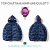 Top Craftsmanship Mens Jaquetas Tubarão Mens Star Spots Designers Casaco Varsity Co-branding Estilista Roupas de Algodão Estilo Militar Camuflagem Jaqueta Baseball Wear 7g0g