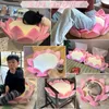 Almofada Almofada decorativa Bantal bunga teratai lucu kursi lembut bantal Guan Yin mewah para kamar tidur Sofá mainan hadiah anak perempuan laki laki 230904