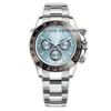Luxury Watch Commerce Men Watches Automatic Machinery 2813 Movement 40mm Sizestainless Luminous Sapphire Waterproof Wristwatches Black Blue Dial R3VX