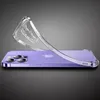 SUCKSUST SLIM TRANSPARENT CLEAR SOFT TONE TELEFALLE FÖR IPHONE 14 PRO MAX 13 12 LINS CAMERA SKYDD TPU BACK CONQUE FUNDA