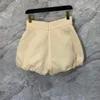 Kvinnors shorts 2023 Kvinnor Fashion Loose Casual Solid Color tredimensionella blommafickor Bloomers Sweet Pants 0528