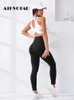 Kvinnors leggings Athvotar High midja Kvinnor Komprimering Push Up Fitness Sports Corset Slim Sportwear Female Gym Pants 230901