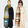 Mode Europe dernière automne et hiver Multi couleur épaissi Plaid femmes écharpe Acc avec châle étendu Couple chaud G09221u83