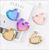 Decorative Figurines Homies 1pc Ins Stainless Steel Golden Tray Colorful Heart Jewelry Storage Fruits Snacks Organizer Gadgets Decor Gift