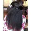 Lace Wigs Kinky Weave Coarse Yaki Straight Weaving Raw Indian Human Bundles with Closure Hair for Women 230901