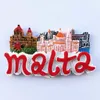 Fridge Magnets Malta stiker magnet kulkas suvenir wisata pembuka botol magnetik pria dekorasi kerajinan dekoratif Samurai Armour 230904