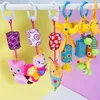 Rattles Mobiles Baby Animal Bed Stroller Bell Toys born Grab Ability Training Dolls Educational Plush Infant Toy 012 Month 230901