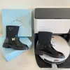 Designer-Stiefel Martin Boots Damen Neue schwarze Platte mit dickem Boden, britischer Stil, Gürtelschnalle, dicker Absatz, kurze Stiefel 05