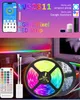 24V RGBIC Horse Racing LED Strip Light 5050 WS2811 5M 10M 15M Addressable RGB Tape Lamp FairyNest Wifi APP Alexa Voice Control