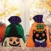 Halloween Dokunmayan Yaratıcı Tote Çanta Çocuk Tatil Pumpkin Hediye Çantası Partisi Düzeni