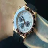 Luxe Mens Otomatik Mekanik Saatler Süper Cam Toka 40mm Aydınlık Gökyüzü Mavisi Dial Katı Su Geçirmez Montre De Paslanmaz Safir Stee Wrch