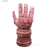 Party Masks Movie Hellboy Mask Cosplay Halloween Rise Blood Mask Queen Ox Horn Mask Adult Latex Hand Gauntlet Christmas Carnival Party Props T230905