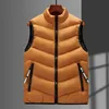 Men's Vests Autumn Casual Sleeveless Vest Men Jacket Fashion Warm Windproof Cotton Coat Male Winter High Quality Clothing Men Waistcoat 230904