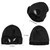 Bonnet / Skull Caps Hommes Femmes Hiver Acrylique Tricoté Lunettes Chaudes Chapeaux Skullies Bonnets Plus Peluche Plus Épais Bonnet Chaud Dames Casquette Occasionnelle R82 230905