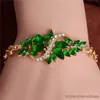 Charme pulseiras na moda novas mulheres ouro cheio cores cristal pulseiras pulseiras jóias vendas por atacado r230905