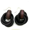 Dangle Earrings Black Wooden Big Earring/boho Vintage Fashion Brincos/maxi Brinco/boucles D'oreilles Pour Les Femmes/oorbellen/pendientes