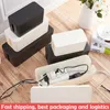 New Cable Storage Box Plastic Power Strip Cable Storage Container Cord Hider Box Cord Organizer Storage Case Socket Box For Home Y311t