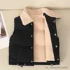 Down Coat New Kids Thick Cotton Jacket Vest Autumn Winter Boys Girl Collar Waistcoat Coat Big Children Kläder Fashion Ytterkläder 3-10Y R230905