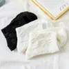 Women Socks Kawaii Lolita Girls Cotton Classic Soft White Black Thin Sock Calcetines Hombre 2023