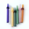 Smoking Heat Fast Mini NC Colorful Pen Style Heady Glass Dab Straw 5 Inch Filter Tip Heating Fast Tips for Water Bong Dab Rigs LL