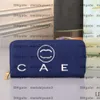 Portafoglio portamonete in pelle premium con cerniera Portafoglio di design Portafoglio classico da uomo e da donna Porta carte di credito Porta passaporto di alta qualità