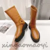 CEL Fall/Winter Cowboy Boots, damska skórzana platforma kostki Buty swobowe, stylowe i przystojne, swobodne i eleganckie, wysokiej klasy, klasyczne czarne brązowe 023