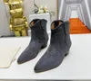 5A Stövlar IM8156350 Isabelmarant Dewina Suede Leather Ankel Boot Discount Desinger Skor för kvinnor Storlek 35-41 Fendave