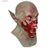 Party Masks Horror Demon Vampire Red Devil Mask Clown Latex Mask Halloween Costume T230905