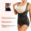 Women Shapers Women Bodysuit Bodys Full -Body Shaper Bieźnia Biełdowa Seksowna Seksowna Kontrola brzucha Shapewear Siatka Płaski brzuch Underbust Corset 230905