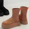 Australien Designer Schneestiefel Ug Damen Winter Plateaustiefel Pelz Bottes Knöchel Wollschuhe Schaffell Echtleder Klassisch Marke Lässig Außerhalb 10A