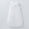 Sacos de dormir para o inverno bebê outono saco de dormir minky dot acolchoado saco de dormir nascido cama swaddle cobertor bebês crianças 230905