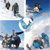 Skidhandskar Sarung Tangan Pria Sarung Snowboard Berkendara Seda Motor Snowmobile Tahan Aus Salju Unisex Angin Air 230905