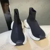 Designer Socks Buty Men Buty Knit Buty Platforma Platforma Black White Women Sneaker Classic Trener Casual Sneakers with Box No467