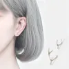 Mody kobiety poroża na uszach stadnki 925 srebrne srebrne kolczyki stadnina jelenia rogu stadnina dziewczęta dar urodzin
