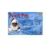 Plast Santa ID -kort Nyhet Lost Sleigh Flying License Christmas Eve Box Filler Gift Santa Claus Driver 'License